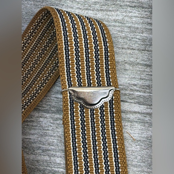 Unbranded X Back Clip Down Suspenders Braces Striped 2” Work Wear Adjustable - Picture 8 of 14